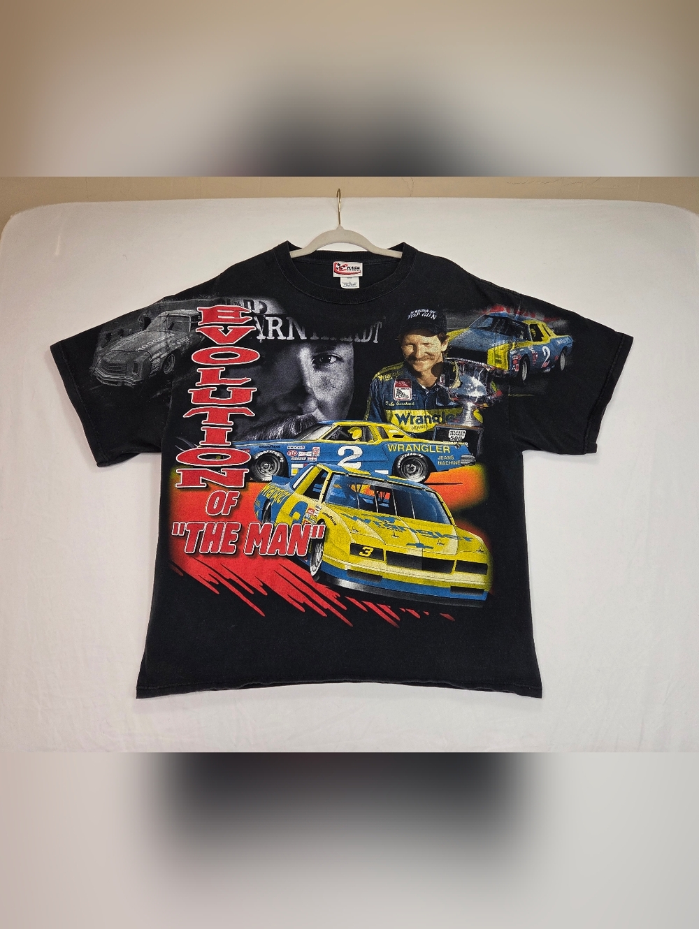 VTG Dale Earnhardt NASCAR AOP T Shirt XL Chase Authentics The Man Racing Tee